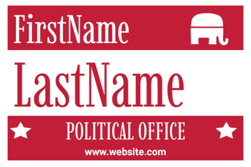 Picture of 12"x18" Political 7640799