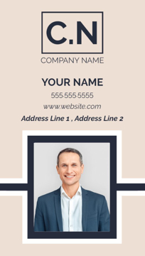 Picture of Magnetic Business Card 13 - Vertical