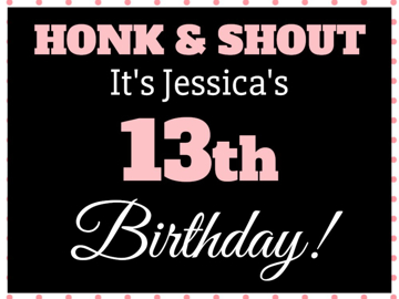 Picture of Birthday Sign 9