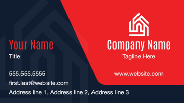 Picture of Real Estate Business Card Magnet 14- Horizontal