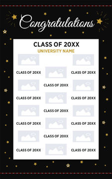 Picture of Graduation Backdrop 3 - 8ft x 5ft