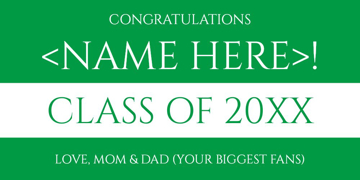 Picture of Vinyl Graduation 5 - 2x4