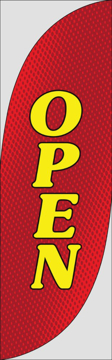 Picture of We're Open 873474914 - 7.5ft Feather Flag