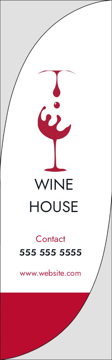 Picture of Wine House 01 - 7.5ft Feather Flag