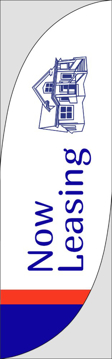 Picture of Now Leasing 8 - 10ft Feather Flag