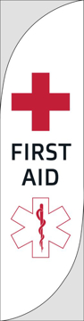 Picture of First Aid - 13ft Feather Flag