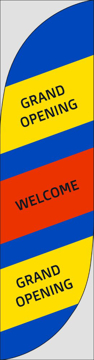 Picture of Grand Opening 4 - 13ft Feather Flag