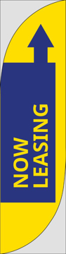 Picture of Now Leasing 3 - 13ft Feather Flag