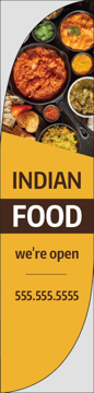 Picture of Mediterranean/Asian Food_05 - 15.5ft Feather Flag