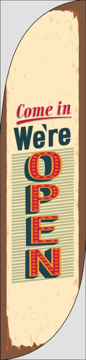 Picture of We're Open 873474300 - 15.5ft Feather Flag
