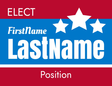 Picture of Sample Political Sign 2