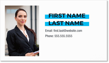 Picture of RE Business Card 4 - Double Sided