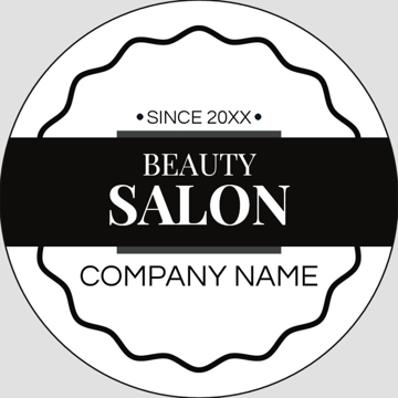 Picture of Beauty Stickers 5 - Circle 2" x 2"