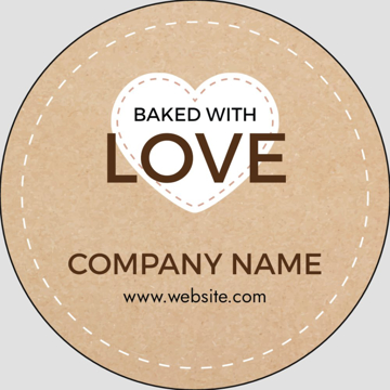 Picture of Food & Beverage Sticker 6 - Circle 2" x 2"