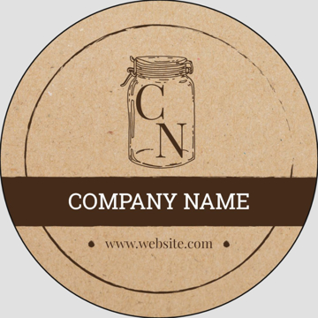 Picture of Food & Beverage Sticker 8 - Circle 2" x 2"