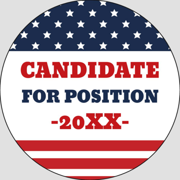 Picture of Political Stickers 2 - Circle 2" x 2"
