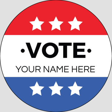 Picture of Political Stickers 6 - Circle 2" x 2"