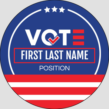 Picture of Political Stickers 8 - Circle 2" x 2"