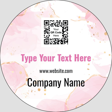 Picture of Beauty Stickers 1 - Circle 3" x 3"