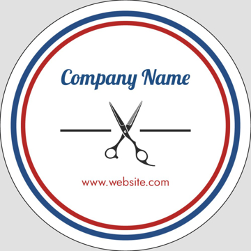 Picture of Beauty Stickers 2 - Circle 3" x 3"