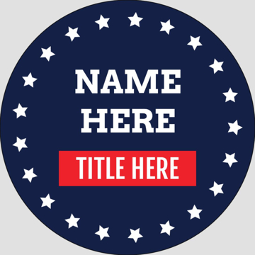 Picture of Political Stickers 7 - Circle 3" x 3"