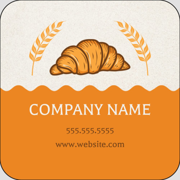 Picture of Food & Beverage Sticker 2 - Rounded Square 2" x 2"