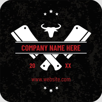 Picture of Food & Beverage Sticker 3 - Rounded Square 2" x 2"