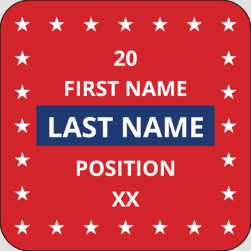 Picture of Political Stickers 4 - Rounded Square 2" x 2"