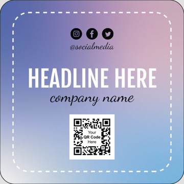 Picture of Beauty Stickers 4 - Rounded Square 3" x 3"