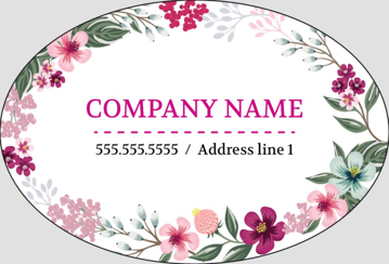 Picture of Retail Sticker 2 - Oval 2" x 3"