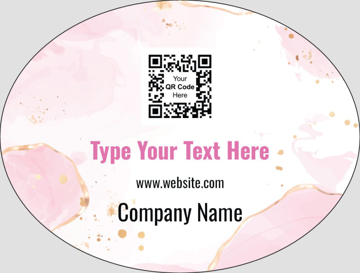 Picture of Beauty Stickers 1 - Oval 3" x 4"