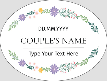 Picture of Event Stickers 8 - Oval 3" x 4"
