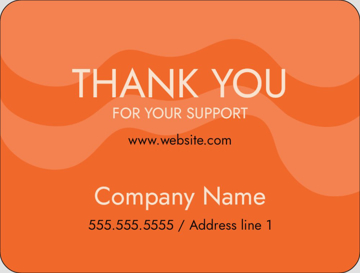 Picture of Food & Beverage Sticker 7 - Rounded Rectangle 3" x 4"