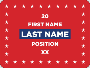 Picture of Political Stickers 4 - Rounded Rectangle 3" x 4"