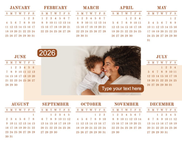 Picture of Magnetic Calendar 3 - Horizontal